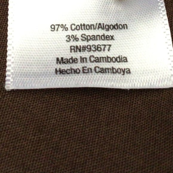 St. John's Bay - Dark brown blouse - Picture 8 of 9